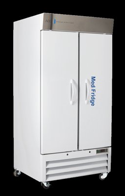 American Biotech Supply Standard Pharmacy Glass & Solid Door Laboratory Refrigerators