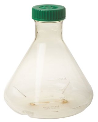 CELLTREAT Sterile Fernbach Flasks, Vent Cap