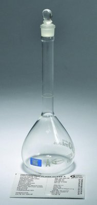 Volumetric Flasks, Class A, With Glass Stopper, Batch Certified, Qr, 5mL-2000mL