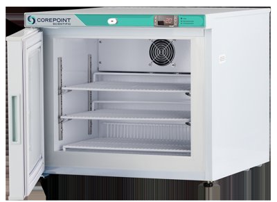 Corepoint Scientific White Diamond Series ADA Auto Defrost Countertop Freezers