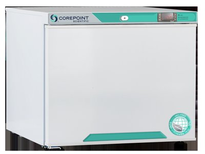 Corepoint Scientific White Diamond Series ADA Manual Defrost Countertop Freezers