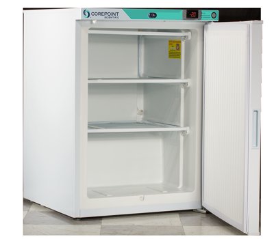 Corepoint Scientific White Diamond Series Freestanding Undercounter Flammable Storage Freezers
