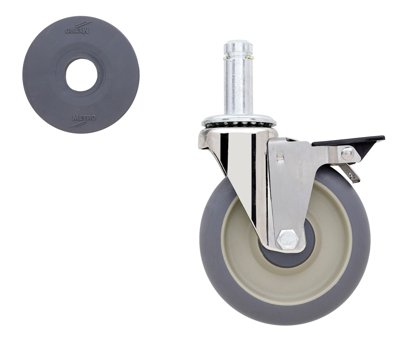 Intermetro Industries Corp 5 inch Super Erecta Stem Casters