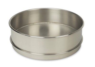 WS Tyler 8" Stainless Steel Covers, Bottom Pans & Intermediate Pans  