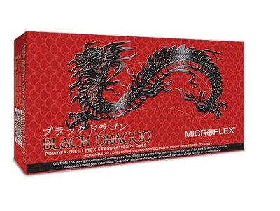 Black Dragon Latex Gloves