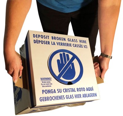 Dynalon Products Broken Glass Disposal Boxes
