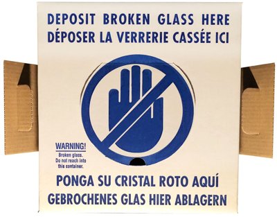 Dynalon Products Broken Glass Disposal Boxes