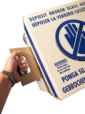 Dynalon Products Broken Glass Disposal Boxes