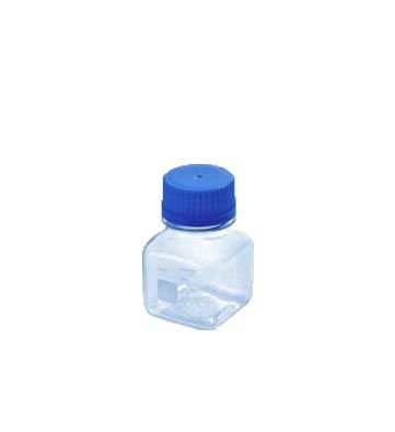 United Scientific Clear Graduated Polycarbonate Square Media Storage Bottles