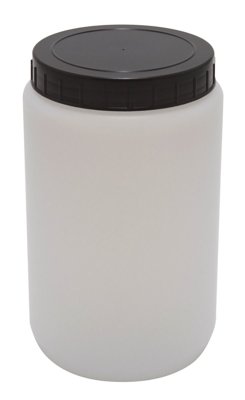 Dynalon Products Cylindrical Jars with Screw Caps, HDPE