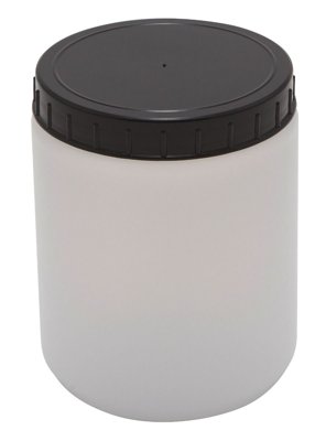 Dynalon Products Cylindrical Jars with Screw Caps, HDPE