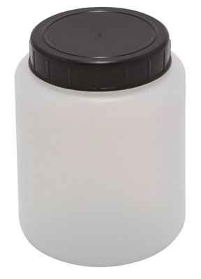 Dynalon Products Cylindrical Jars with Screw Caps, HDPE
