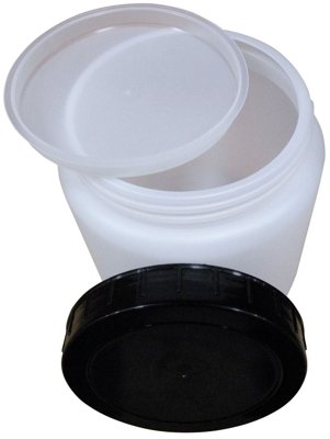 Dynalon Products Cylindrical Jars with Screw Caps, HDPE