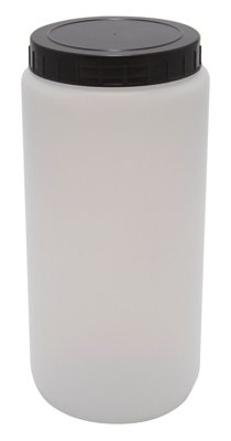Cylindrical Jars with Screw Caps, HDPE