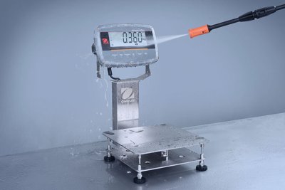 Ohaus Corporation Defender 6000 Extreme Washdown Bench Scale with Column Mount (0.002lb)