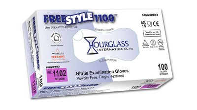 FreeStyle1100™ Nitrile Exam Gloves, 9.5"