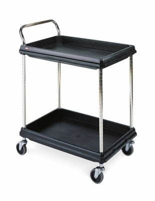 Intermetro Industries Corp Metro Deep Ledge 2-Shelf Utility Cart