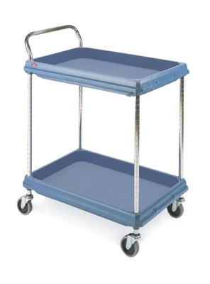 Metro Deep Ledge 2-Shelf Utility Cart