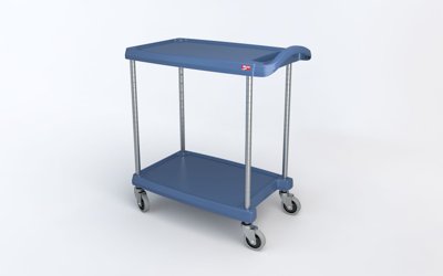 Intermetro Industries Corp MyCart Series 2-Shelf Utility Cart