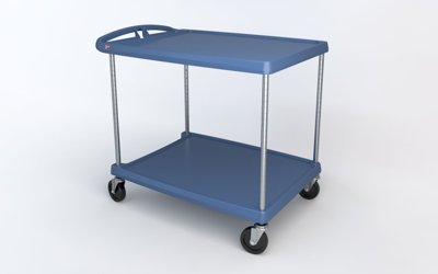Intermetro Industries Corp MyCart Series 2-Shelf Utility Cart