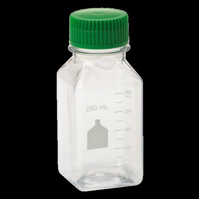 CELLTREAT PET Sterile Square Media Bottles