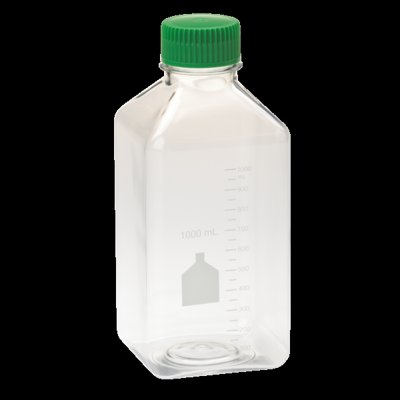 PET Sterile Square Media Bottles