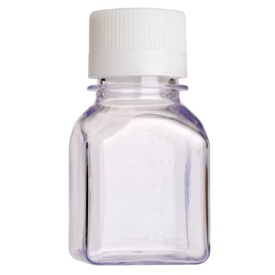 CELLTREAT PETG Sterile Square Media Bottles