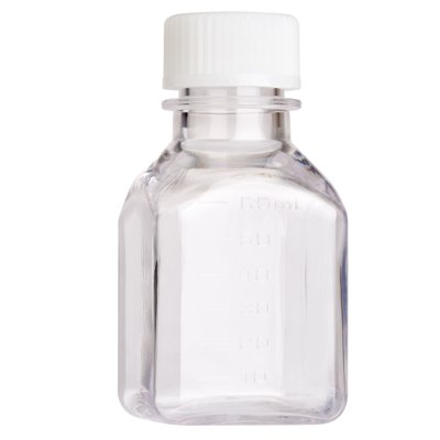 CELLTREAT PETG Sterile Square Media Bottles