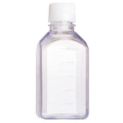 PETG Sterile Square Media Bottles