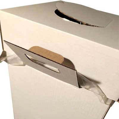 Dynalon Products Plain Disposable Box with Handles