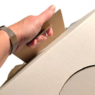 Dynalon Products Plain Disposable Box with Handles