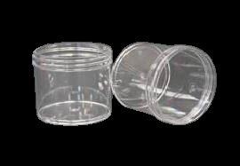 Polystyrene Wide Mouth Jars, 7.5mL-1200mL