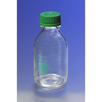 PYREXPLUS® PVC-Coated Round Media Storage Bottles