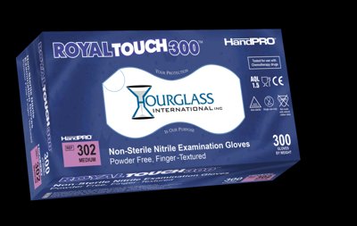 RoyalTouch300™ Nitrile Exam Gloves, 9.5"