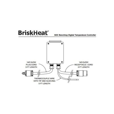 BriskHeat SDC Digital Benchtop Temperature Controllers