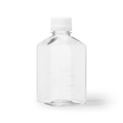 United Scientific Square PET Media Storage Bottles