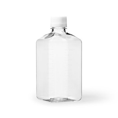 United Scientific Square PET Media Storage Bottles