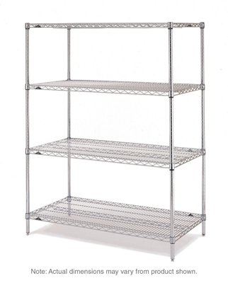 Super Erecta 4-Tier Convenience Pak - Silver