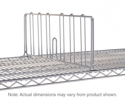 Super Erecta Shelf Divider - Silver