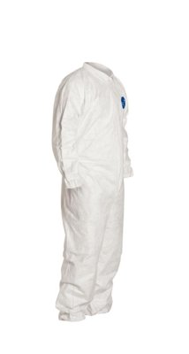 VWR International Tyvek® 400 Comfort Fit Design Coveralls, Elastic Wrists and Ankles, Zipper Front Closure