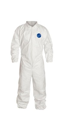 Tyvek® 400 Comfort Fit Design Coveralls, Elastic Wrists and Ankles, Zipper Front Closure