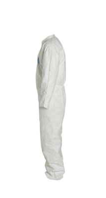 VWR International Tyvek® 400 Comfort Fit Design Coveralls, Open Wrists and Ankles, Zipper Front Closure