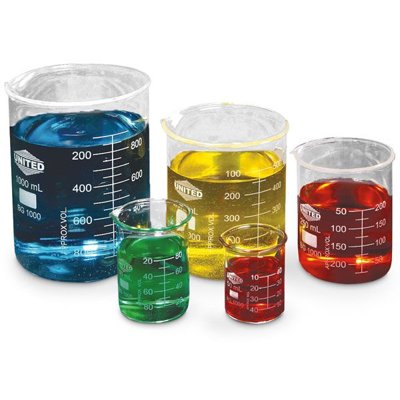 United Scientific Glass Beaker Sets