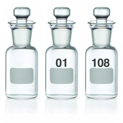 WHEATON® 60 mL BOD Bottles, Robotic Stopper