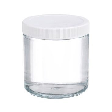 WHEATON® Clear Glass Straight Sided Jars