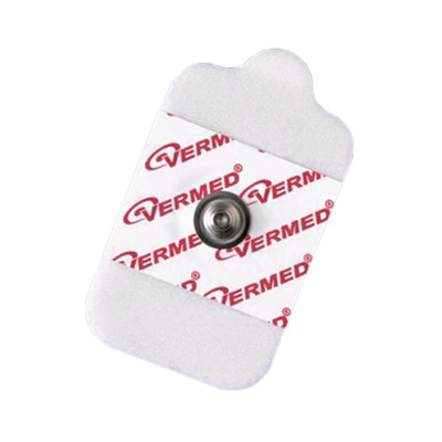 PerformancePlus Wet Gel Diagnostic Rectangular Foam Electrodes by Vermed - Latex Free