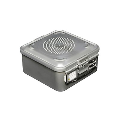 Sterilization Containers Perforated Lid - Half Size 11&quot; x 11&quot;