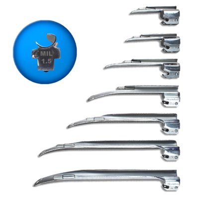 SunMed Sun-Med Conventional MacIntosh &amp; Miller American Profile Laryngoscope Set
