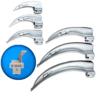 SunMed Sun-Med Conventional MacIntosh English Profile Laryngoscope Set