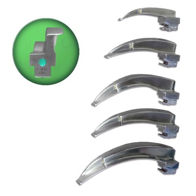 Sun-Med Fiber Optic MacIntosh &quot;G&quot; Profile Laryngoscope Set
